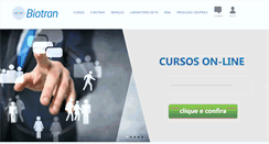 Desktop Screenshot of biotran.com.br